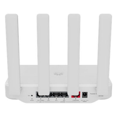 HUAWEI - Router Wi-Fi 7 / 2.5 Gbps WAN / 4 Puertos Gigabit Flexibles / 100 Clientes / Controladora 8 APs / Mesh 20 m (65.6 ft)