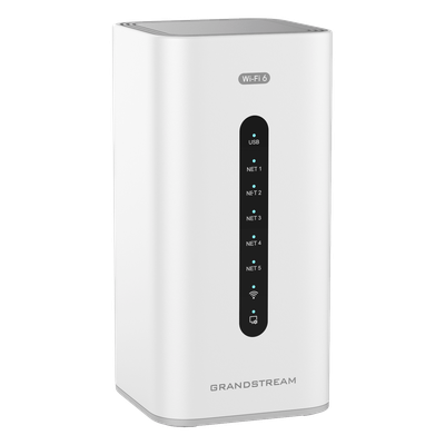 GRANDSTREAM - Firewall Router VPN / IP PBX 24 Usuarios / Wi-Fi 6 Doble Banda / Switch Integrado / Rendimiento 3 Gbps / Seguridad L3-L7 con DPI