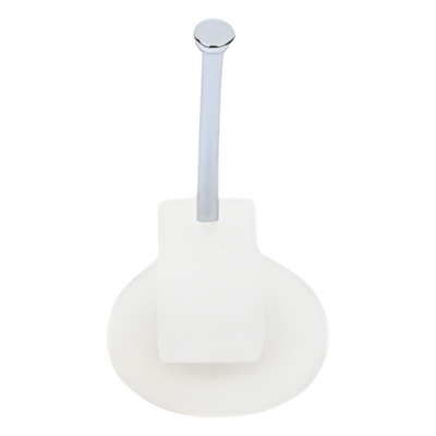 THORSMAN - Grapa para cable plano / 6mm / Clavo integrado 30mm / Polipropileno transparente / 100 piezas