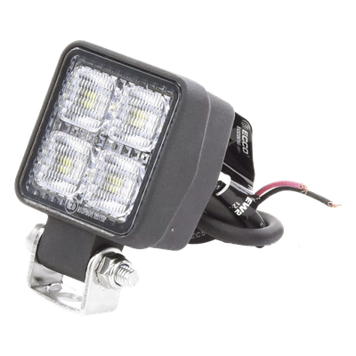 ECCO - Luz de Trabajo LED / 800 Lúmenes / 4 LEDs 10 W / Alcance 75 m (246.1 ft) / 12-24 VCD / IP67 e IP69K