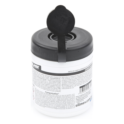 SILIMEX - Toallitas Húmedas Antibacteriales / Limpieza de Equipos Electrónicos / 30 Piezas / Antiestáticas / Alcohol Isopropílico