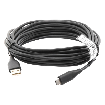 JABRA - Cable USB 2.0 / 5 m (16.4 ft) / USB-A y USB-C / Alta Velocidad / Compatible USB 3.x