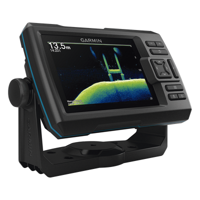 GARMIN - Ecosonda GPS / Pantalla WVGA 5.0" / Resolución 800x480 / GPS WAAS / CHIRP Dual 50/77/200 kHz / ClearVü / 500 W RMS / IPX7