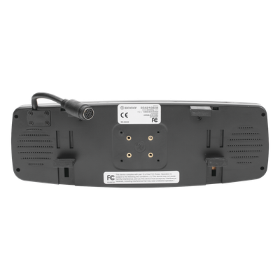 ECCO - Monitor Retrovisor con Cámara de Reversa / Pantalla LCD 4.3'' / Ángulo 170° / IP69K / Sistema 2 Cámaras
