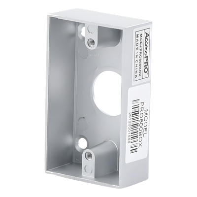 ACCESSPRO - Caja de Montaje para Botón de Salida / Aleación de Zinc Cromada / Superficie / 85 x 50 x 25 mm