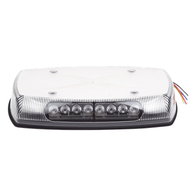 ECCO - Mini Barra de Luces LED / Cobertura 360° / Óptica TIR de Largo Alcance / 18 Patrones Flash / IP65 / SAE J845 Clase II / 12-24V DC