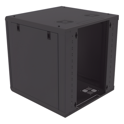 LINKEDPRO - Gabinete de Pared 12U / 635 mm Profundidad (2.08 ft) / Acero Reforzado Calibre 18 / Puerta Cristal Templado / Capacidad 100 kg