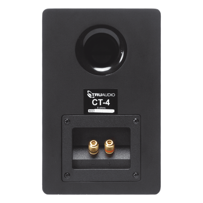 TRUAUDIO - Altavoz de Estantería / Woofer 4'' / Tweeter 1'' Aluminio / 40 W / 8 Ohms / 89 dB / Negro Mate