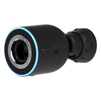 UBIQUITI - Cámara IP AI DSLR / 4K 8MP 30 fps / Sensor 4/3' 10MP / Lente 45 mm / Ángulo 21.6° / PoE+ 17.77 W / IPX5
