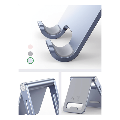 UGREEN - Soporte de Escritorio para Teléfono Móvil / Aluminio / Ajustable / Plegable / Carga hasta 600 g / Compatibilidad 4.7'' a 7.9''