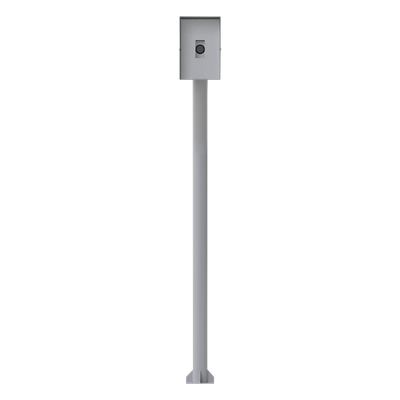 ACCESSPRO - Base Tubular para Lectora RFID / Acero Calibre 14-16-18 / 1206 mm (3.96 ft) de Alto / 3.3 kg / Pintura Electrostática Gris Mate / Anclaje Barrenancla Incluido
