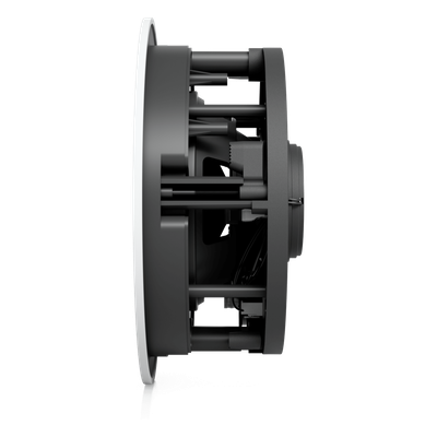 UBIQUITI - Altavoz Empotrable de Techo / Woofer 6.5" / Tweeter 1" Pivote ±15° / 130W / 8 Ohms / Cobertura Simétrica Axial 90° / NDAA Compliant