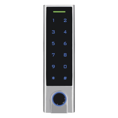 ACCESSPRO - Kit de Cerradura Inteligente Inalámbrica / Teclado Metálico IP65 / 900 Usuarios Tarjeta/PIN / 100 Huellas / Alcance 30 m (98.4 ft) / 433 MHz