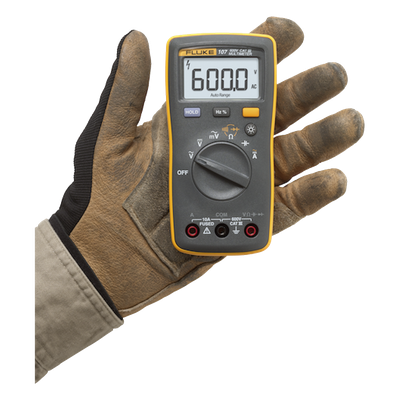 FLUKE - Multímetro Digital Compacto / 6000 Cuentas LED / CAT III 600 V / Rango Automático / Resistencia a Caídas 1 m (3.3 ft)
