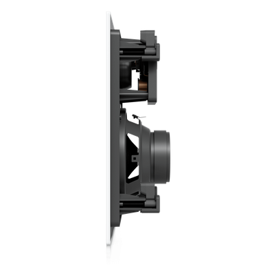 UBIQUITI - Altavoz Empotrable de Pared / Woofer 6.5" / Tweeter 1" Pivote ±15° / 130W 8 Ohms / Cobertura Simétrica Axial 90° / NDAA Compliant