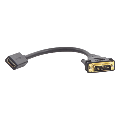 UGREEN - Adaptador DVI Macho a HDMI Hembra / Bidireccional / 1080P@60Hz / Cable 22 cm (8.66 in) / Triple Blindaje
