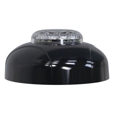 SIGNALPRO - Estrobo LED / 12 LED Alta Intensidad / Rojo-Azul / Lente Transparente / Bisel Negro / IPX7 / 12 VCD