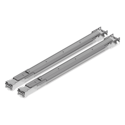 UBIQUITI - Rieles Deslizantes para Rack / Ajustables 600-1066 mm (23.6-42 in) / Capacidad 70 kg (154 lb) / Instalación sin Herramientas / Acero SPCC / EIA-310