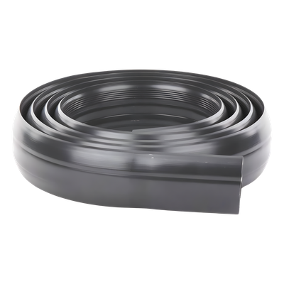 THORSMAN - Canaleta flexible / PVC auto-extinguible / Media caña / 2.5m (8.2 pies) / 100kg carga / Área 305mm²