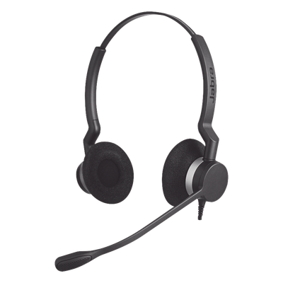 JABRA - Diadema / Auricular Jabra Biz 2300 Duo / QD / Cable Reforzado / Brazo 360° / Contact Center (2309-820-105)