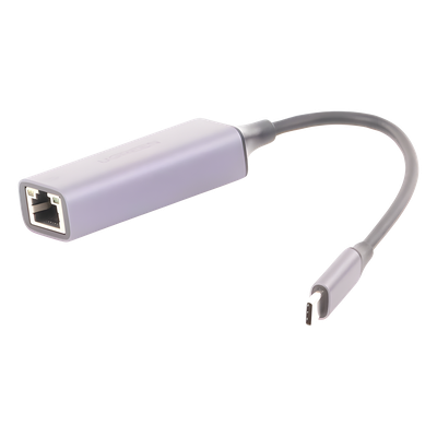 UGREEN - Adaptador de Red / USB-C 3.1 a RJ45 / 5 Gbps / 10/100/1000 Mbps / Thunderbolt 3 / Cable 10 cm (0.33 ft)