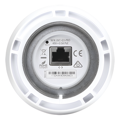 UBIQUITI - Cámara IP profesional / 1080p Full HD / 30 fps / Zoom óptico 3x 3-9 mm / IP67 / PoE 802.3af/at / IR nocturno / 6.56 ft cable