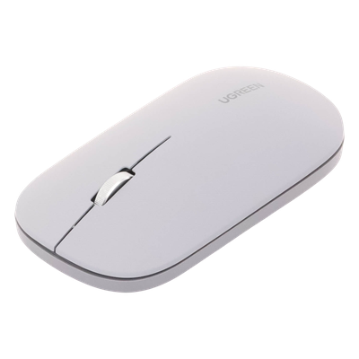 UGREEN - Mouse Inalámbrico / 2.4 GHz / Alcance 10 m (32.8 ft) / 4 Niveles DPI / Ultra Delgado 3 cm / Silencioso / Multiplataforma