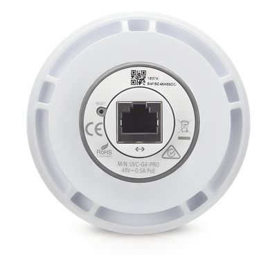 UBIQUITI - Cámara IP UniFi G4 PRO resolución Ultra HD 4K para interior y exterior IP67 con micrófono y vista nocturna, PoE 802.3af/at