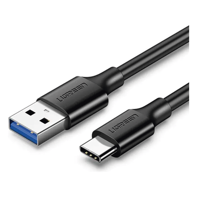 UGREEN - Cable USB-A a USB-C / Carga Rápida 60W / Transferencia 5 Gbps / 1 Metro (3.3 ft) / Blindaje Múltiple / 10,000 Inserciones