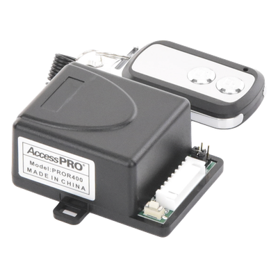 ACCESSPRO - Receptor de RF / 2 Relevadores / 433.92 MHz / 50 m / 12-24 VCD / -20 a 60°C / 2.4 x 1.7 x 0.1 in