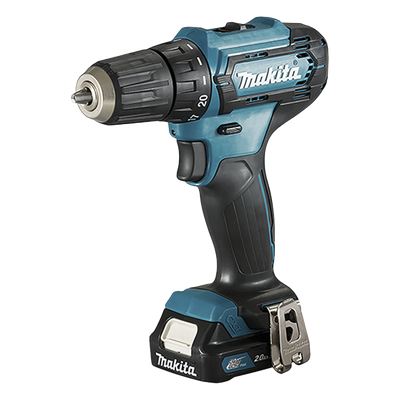 MAKITA - Atornillador broquero cambio rápido 3/8" / 2 baterías 12V 1.5Ah / 81 accesorios / 6.0 N.m / 220 RPM