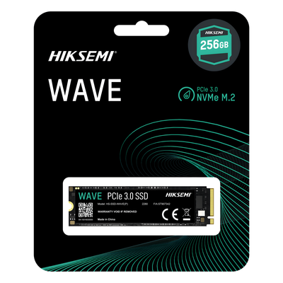 HIKSEMI BY HIKVISION - SSD M.2 NVMe / 256 GB / PCIe 3.0 x4 / Lectura 2280 MB/s / Escritura 1800 MB/s / 320K IOPS / Formato 2280 / 3D NAND