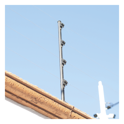 SFIRE - Aislador de Paso Reforzado / Aislamiento 18 kV / Resistencia Mecánica 10.2 kg / Protección UV / Polipropileno y Policarbonato
