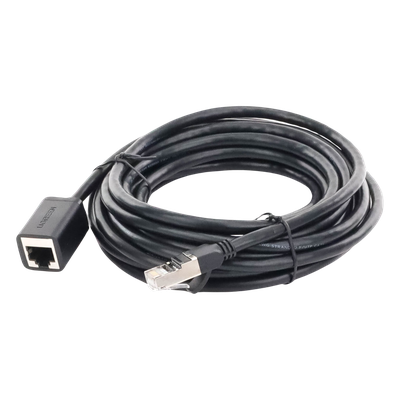 UGREEN - Cable de Extensión Ethernet Cat6 / F/UTP / Macho a Hembra / 5 Metros (16.40 Pies) / 1000Mbps / 250MHz / Cobre Puro / 568B