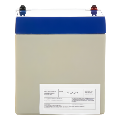 EPCOM POWERLINE - Batería 12 Vcc / 5 Ah / UL / Tecnología AGM-VRLA / Para uso en equipo electrónico Alarmas de intrusión / Incendio/ Control de acceso / Video Vigilancia / Terminales F1 / Cargador recomendado CHR-80.