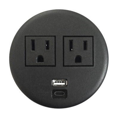 THORSMAN - Multicontactos Empotrable / USB A+C / 10A 1875W / IP00 V0 / 125V~ / -10°C a 40°C