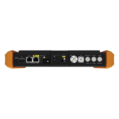 EPCOM - Tester Multifunción / Pantalla Táctil 7" / Prueba IP/HD Coaxial 4K/8K / Wi-Fi Dual Band / TDR 1.2 km (3937 ft) / Medidor de Potencia Óptica / Láser 100 m (328 ft)