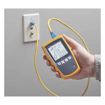 FLUKE NETWORKS - Kit de Verificador de Red PoE / Pantalla LCD Retroiluminada / 802.3af/at/bt/UPoE / Mapeo Gráfico / Sonda Intellitone Pro 200