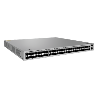 HUAWEI - Switch Core Capa 3 / 48 Puertos GE SFP / 4 Puertos 10GE SFP+ Uplink / 2 Puertos 10GE SFP+ Stacking / Ruteo Dinámico / 224 Gbps