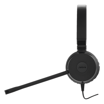 JABRA - Auricular Profesional UC / Conectividad Dual USB y 3.5 mm / Micrófono con Cancelación de Ruido / Controlador en Cable con LED / Plug and Play