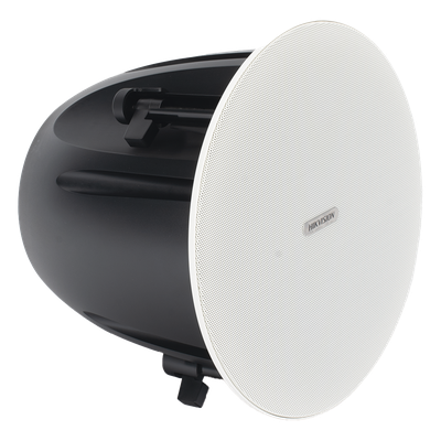 HIKVISION - Altavoz de Techo / 2.5W - 10W / Tweeter 1.0" + Woofer 6.5" / 100V / 70V / 8Ω / 98dB / 120Hz - 20kHz
