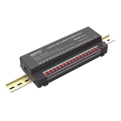 EPCOM POWERLINE - Fuente de Poder para 16 Cámaras / Salida Ajustable 12/13.5/15 Vcc / 16 A / 200 W / Montaje en Pared / Operación -20°C a 70°C