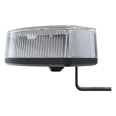 SIGNALPRO - Luz Auxiliar Esquinera / 9 LED / Ámbar / Lente Transparente / Multivoltaje 12-24 VCD / SAE / ECE R65