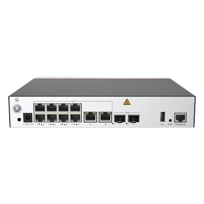HUAWEI - Controladora de Puntos de Acceso / 10 puertos 10/100/1000 Mbps / 2 puertos 10GE SFP+ / Hotspot 2.0 / Roaming Capa 2 y 3 / Rendimiento 10 Gbps / Soporta 128 APs / Hasta 1024 Clientes
