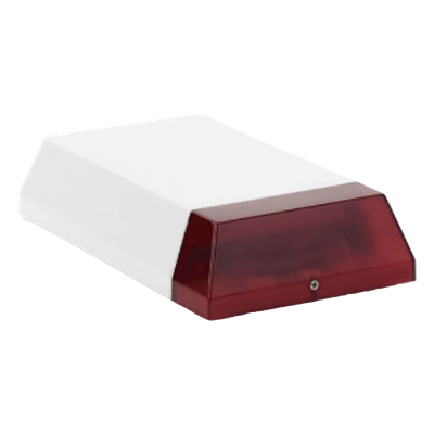 SFIRE - Sirena Inalámbrica / Batería de Litio 19 Ah / RF 200 m (656.2 ft) / Nivel Sonoro 100 dB / IP55 / Transmisor Universal