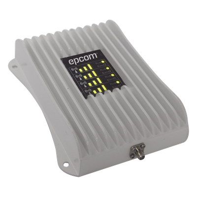 EPCOM - Amplificador de Señal Celular para Vehículo / Cuatribanda 850/1900/1700/2100/2500/2600 MHz / Ganancia 50 dB / Multioperador y Multidispositivo / 12 VCC