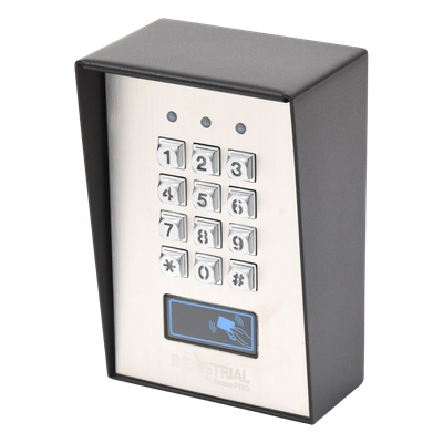 EPCOM - Teclado de Control de Acceso / 3 Métodos de Acceso / 1,200 Usuarios / 3 Relés / Salida Wiegand / Antivandálico / Lector de Proximidad