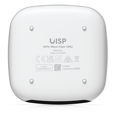 UBIQUITI - ONU GPON / 2.5 GbE RJ45 / 1.2 Gbps Upstream / 2.5 Gbps Downstream / Alcance 20 km (12.4 mi) / PoE 24 VCC