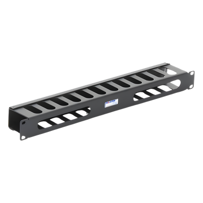 THORSMAN - Organizador de Cables Horizontal / 19" / 1UR / Acero Calibre 18 (1.21 mm) / Profundidad 64 mm