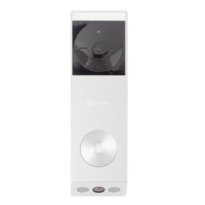 EZVIZ - Videoportero IP de Batería / Dual Cámara 3 MP + 2 MP / Panel Solar 1.2W / IR 6 m (19.7 ft) / IP65 / Audio Bidireccional / Wi-Fi